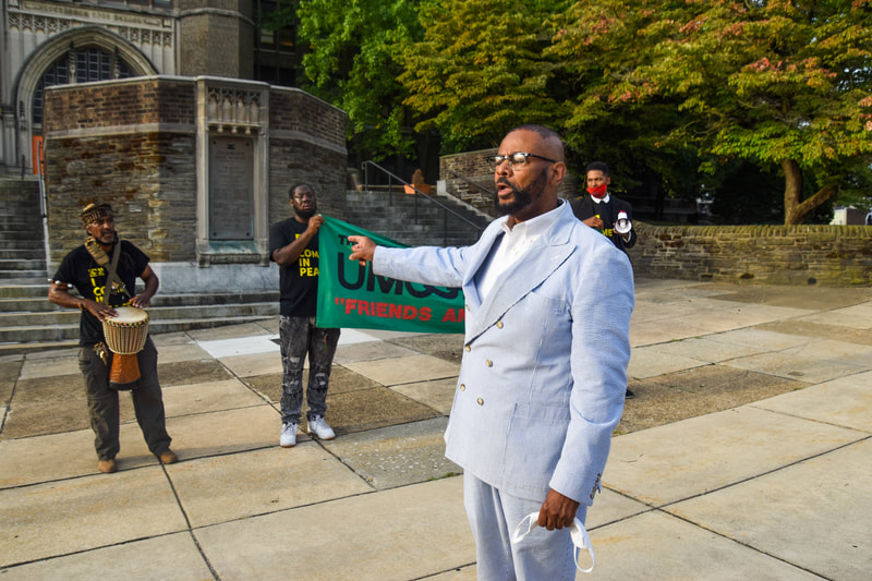 photo by Marckwel McClain | Councilman Curtis Jones, Jr. Carries On David Fattah's Legacy of the Million Father March Philadelphia 2021  - House of Umoja